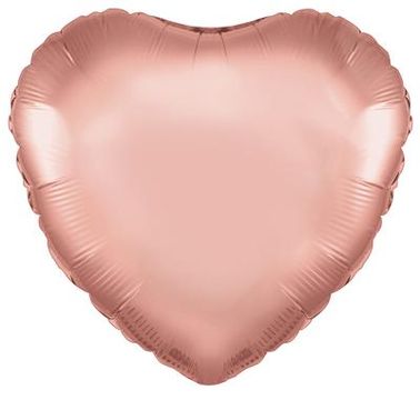 Rose Gold Heart Unpackaged - Foil Balloons